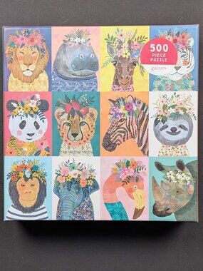 Galison Wild Spirit 500 Piece Animal Jigsaw Puzzle